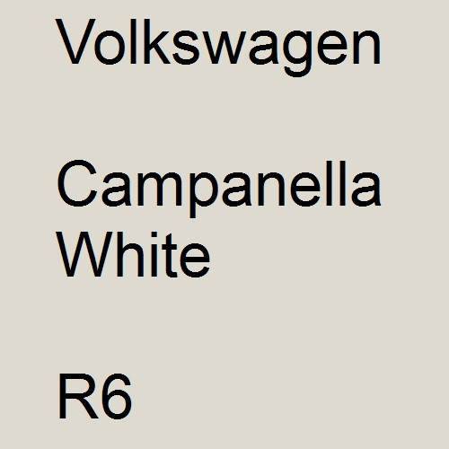 Volkswagen, Campanella White, R6.